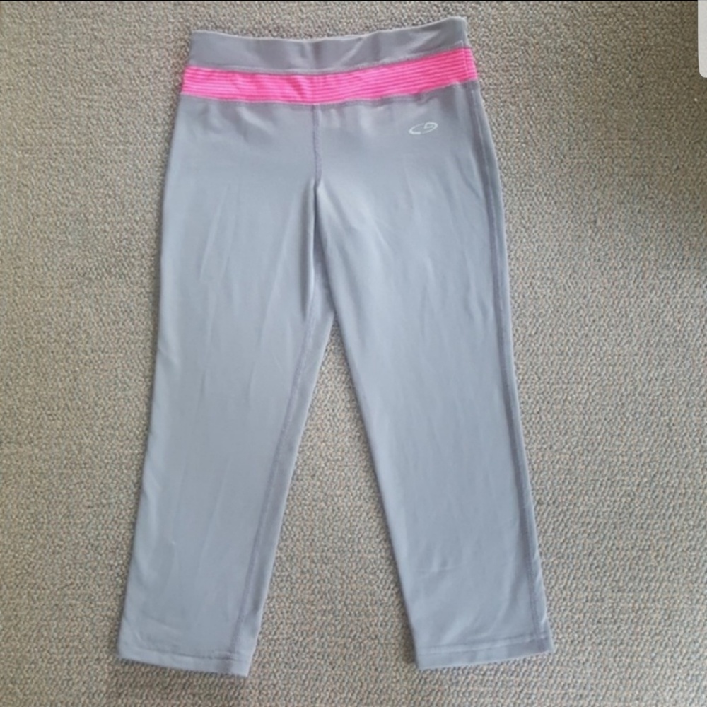 C9 Champion Girls Large Gray Crop Workout Leggings